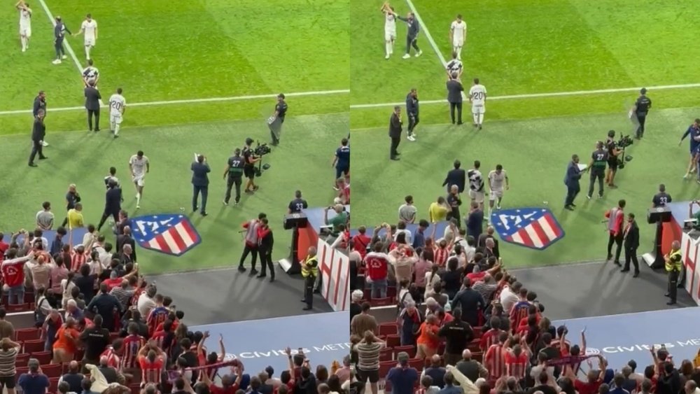Bellingham avoided stepping on Atletico's crest as gesture of respect