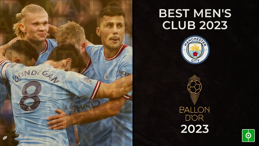 Manchester City named best club of 2023